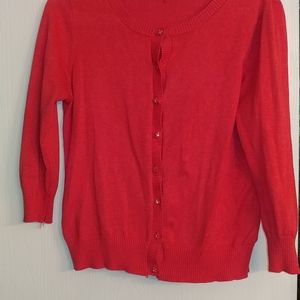 Coral cardigan size L/XL